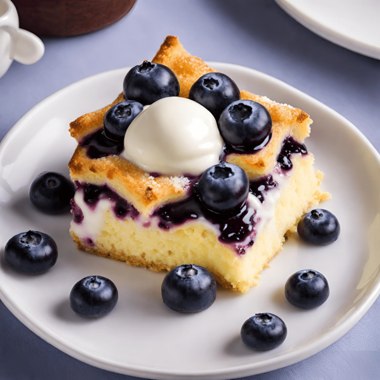 blueberry pastry