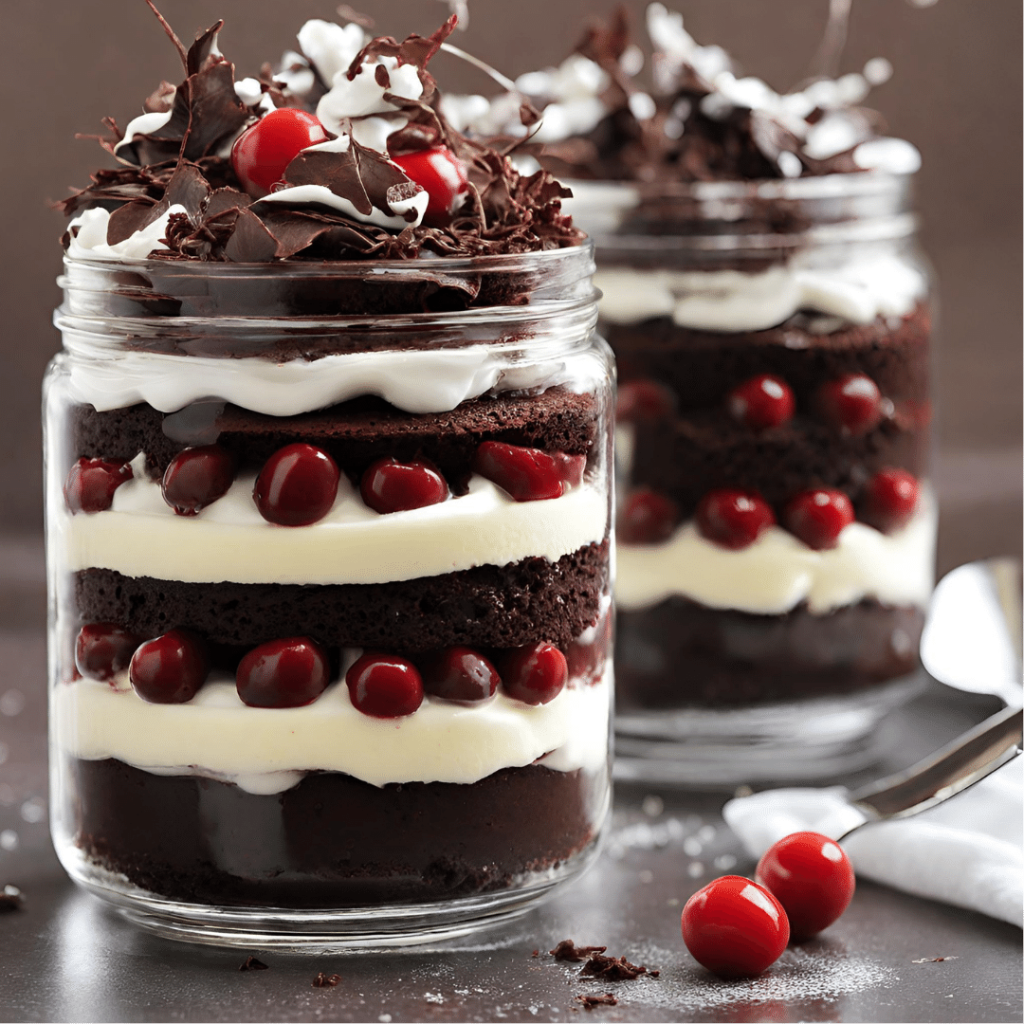 blackforest jar cake